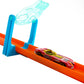 Hot Wheels Toy Car Track Set, Track Builder Ice Crash Playset, 10 Component Parts & 1:64 Scale Vehicle in Stackable Storage Box