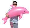 Huge 40" Pearlized Dolphin INFLATE Inflatable Pool Toy Beach Poolside Aquatic Themed Decor Birthday Party Buffet Table Decoration (Pink - 1 Pack)
