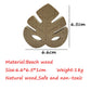 Alenybeby 5pcs Lovely Cartoon Wood Leaf Pure Natural Animal Shape Beech Wooden Handmade DIY Necklace Pendant (5pcs)