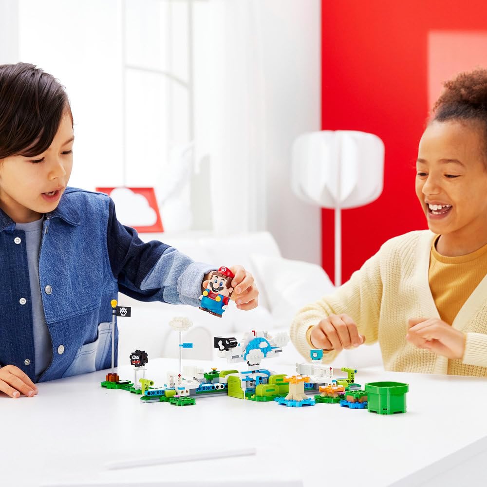 Lego 71389 Super Mario Lakitu Sky World Expansion Set, Collectible Buildable Game Toy with Fuzzy & Bullet Bill Figures Gifts for Girls and Boys