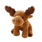 Plushland Beanie Moose Sitting 7" Stuffed Toys Plush Super Soft Winter Holiday (Beanie Moose)