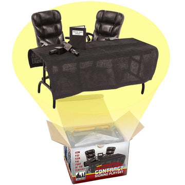 Breakable Contract Signing Playset for Wrestling Action Figures