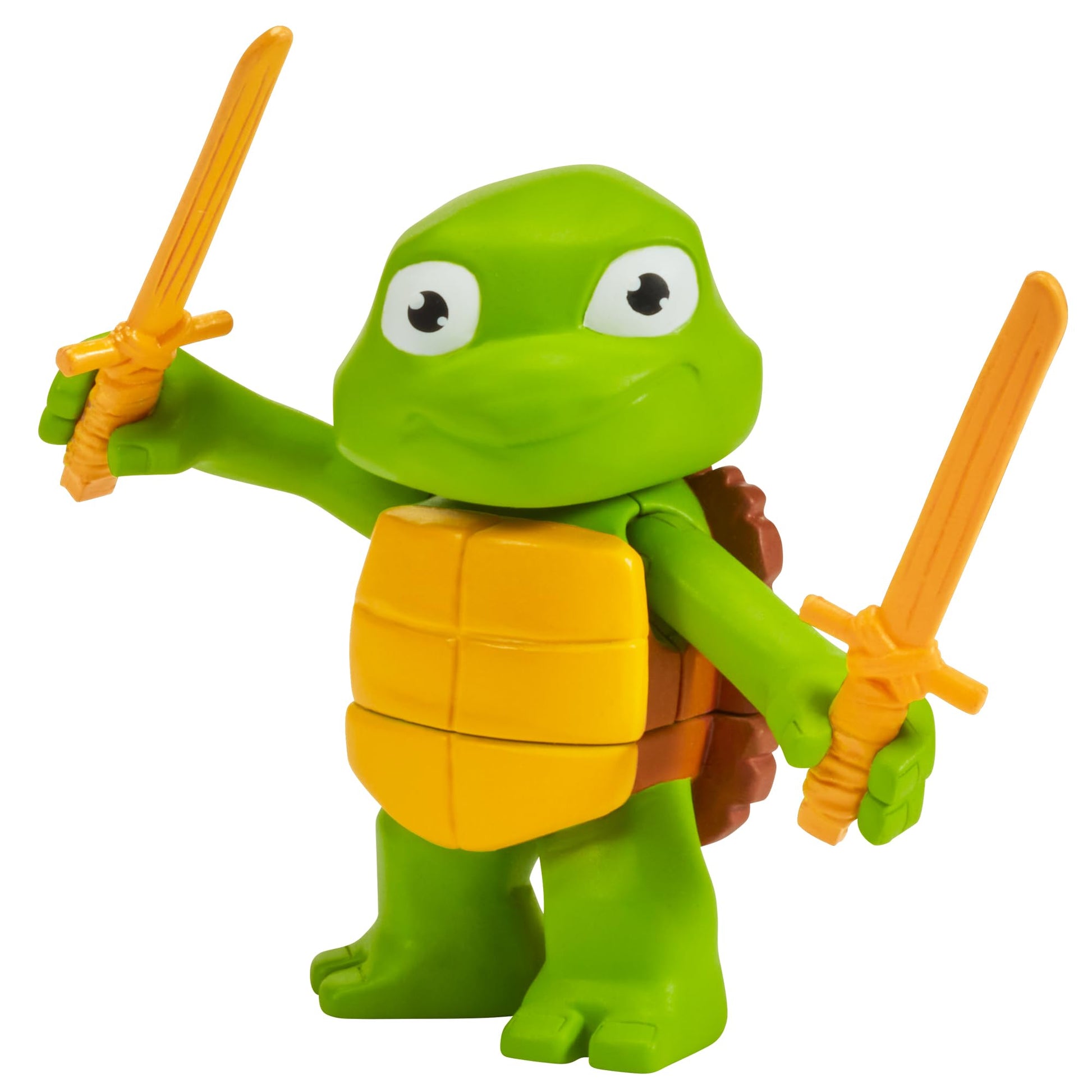 Teenage Mutant Ninja Turtles 83290 Turtle Tots Action Figure 2-Pack Featuring Leonardo and Donatello. Ideal Present for Boys 4 to 7 Years and TMNT