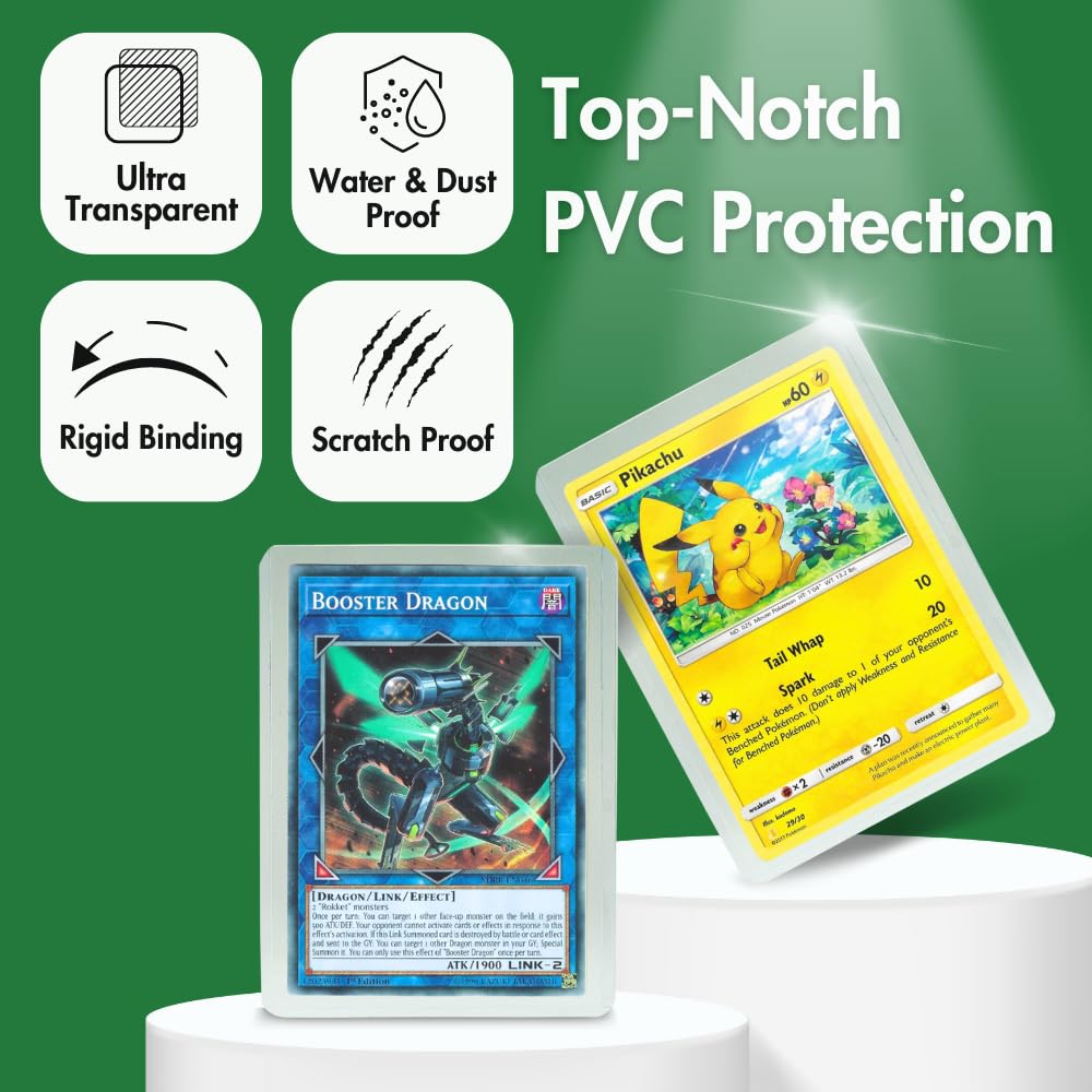 Collectible Supplies Top Loaders for Cards | 3x4 Inch Card Protectors for Collective Trading| Protective Sports Card Holder | Standard Size | Penny