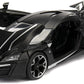 Jada Toys Marvel Black Panther & Lykan Hypersport Die-cast Car, 1:24 ScaleVehicle & 2.75 Collectible Figurine, (99723)