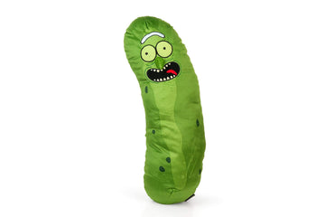 Pickle Rick Plush Toy Pillow - 20" Stuffed Scientist Collectible - Rick and Morty Fan Gift