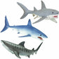 Safari Ltd. Shark Toy Set - Figurines of Great White, Tiger, Whale Shark, Hammerhead, and Mako - Play Set for Boys, Girls & Kids 3+