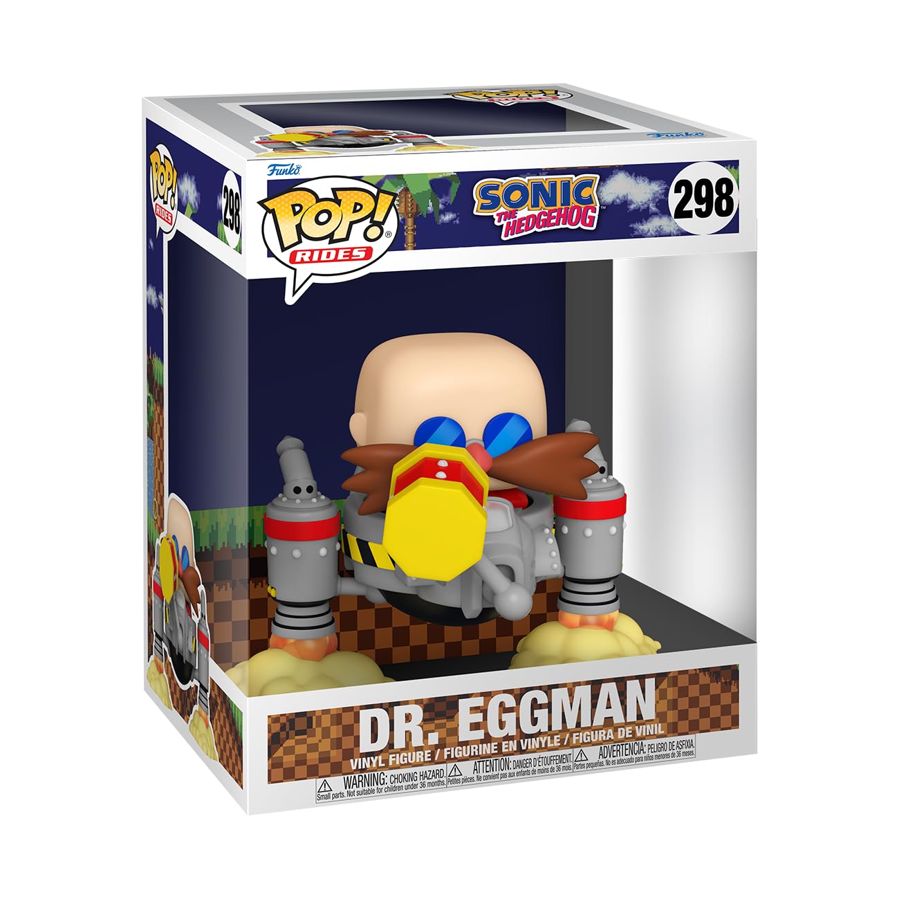 Funko POP! Rides: Sonic - Dr. Eggman - Sonic The Hedgehog - Collectable Vinyl Figure - Gift Idea - Official Merchandise - for Kids & Adults - Games
