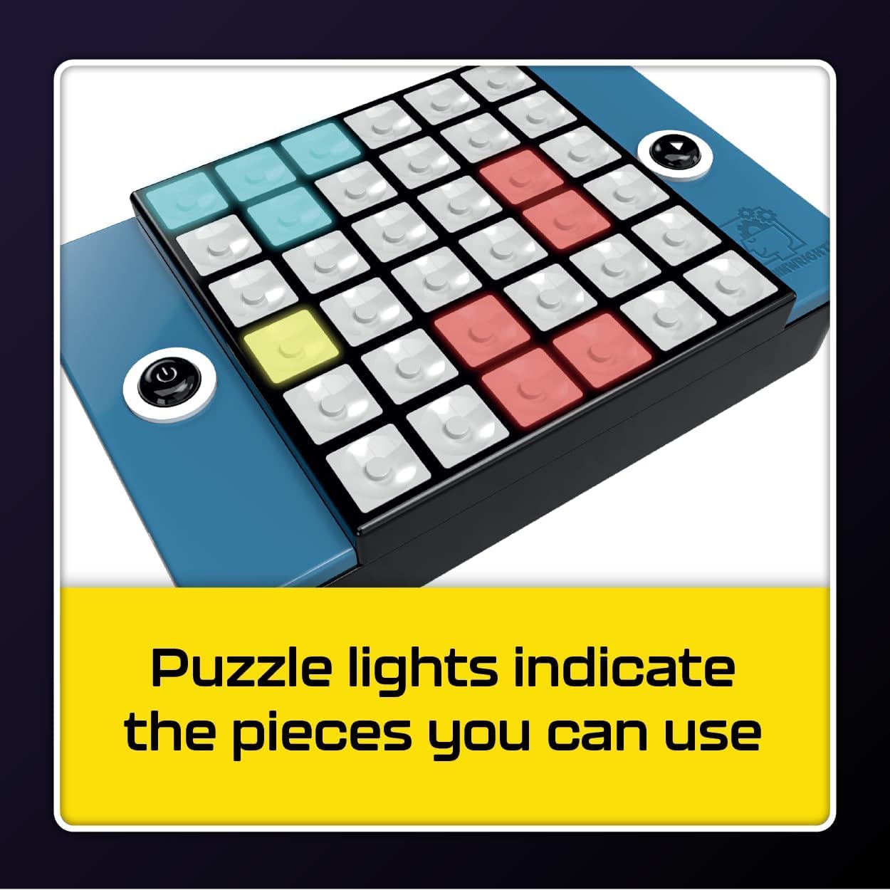 Brainwright - Puzzle Bright - Interactive Light-Up Brain Teaser with 300+ Challenges, Ages 8+, 1+ Players
