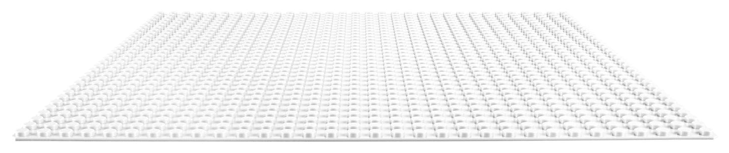 LEGO Classic White Baseplate 11010 Creative Toy for Kids, Great Open-Ended Imaginative Play Builders (1 Piece)