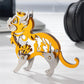 Mokrdomain Dream Cat 3D Metal Puzzle, Orange, 37 Pieces
