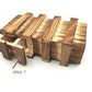 Money Holder Puzzle Box for Adults Brain Teaser Wooden Puzzle Box Difficult Magic Cube Game Box with Extra Secure Secret Drawer IQ Toys