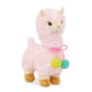 Pucci Pals Plush Llama Pet with Striped Carrier Bag, Comb & Bottle