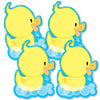 Big Dot of Happiness Ducky Duck - Decorations DIY Baby Shower or Birthday Party Essentials - Set of 20