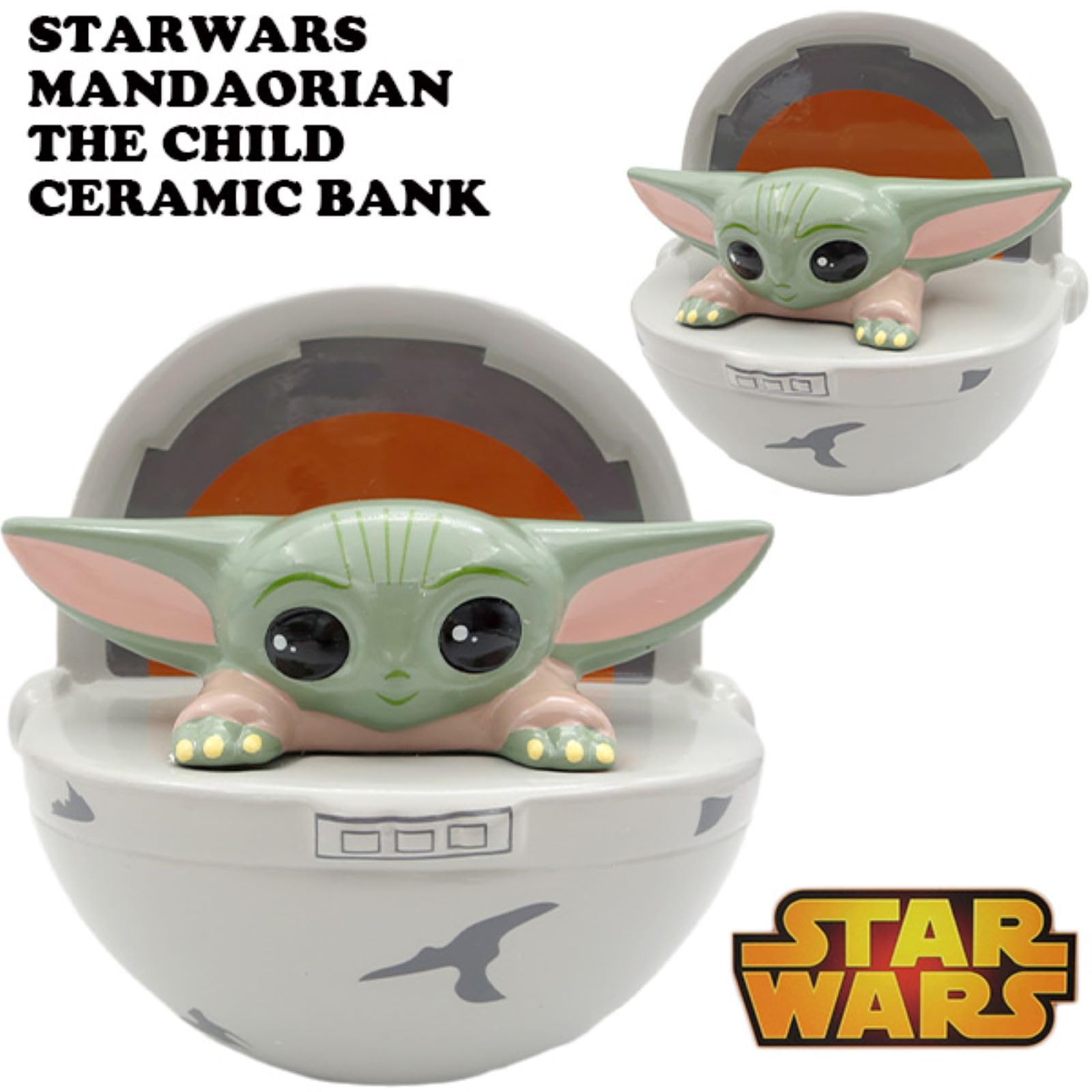 Star Wars Mandalorian The Child Ceramic Bank Money Box