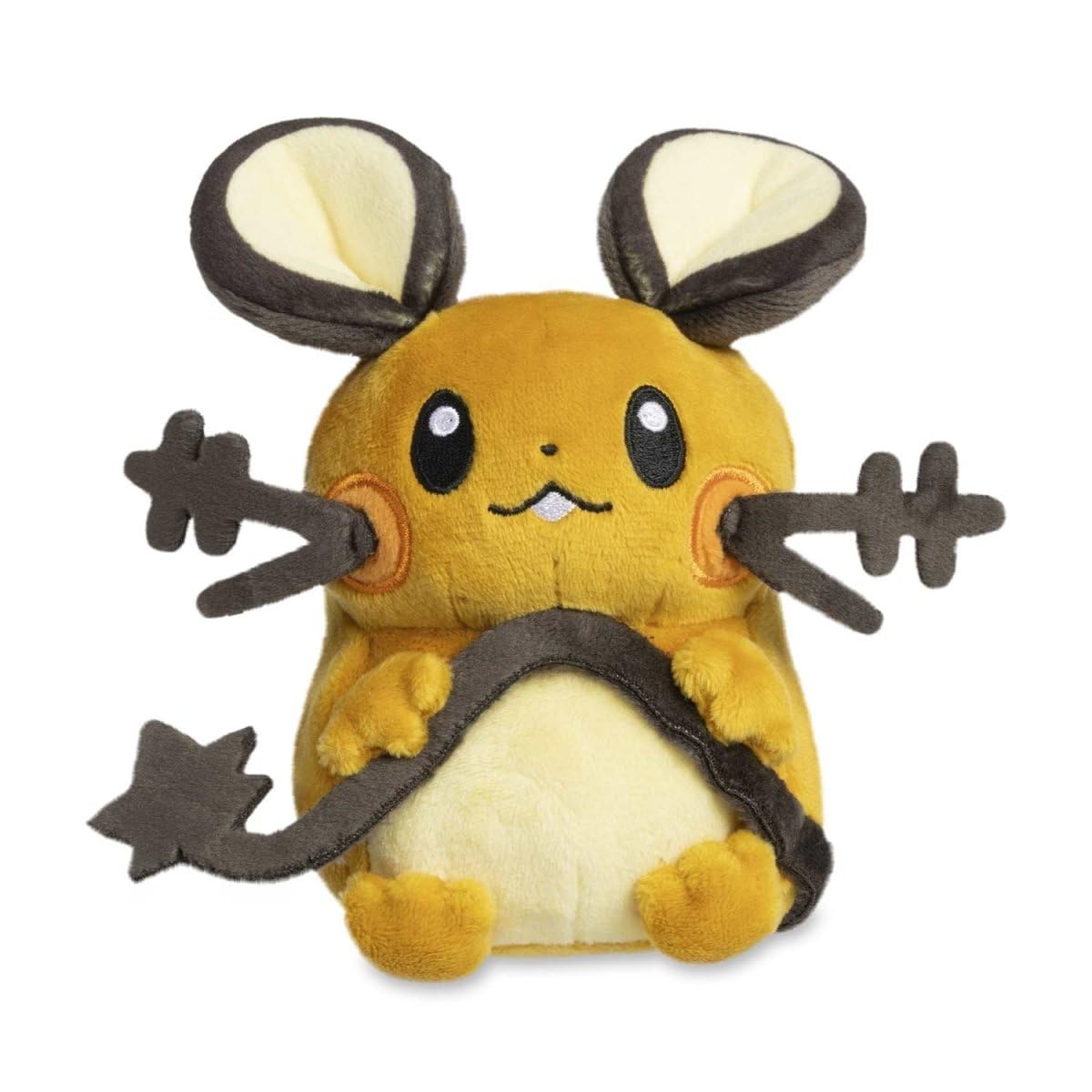 Pokémon Center: Dedenne Sitting Cuties Plush, 5 ¼ Inch