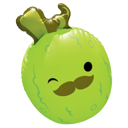 BigMouth Inc Squishmallows Charles the Pickle Beach Bobber Inflatable Pool Float, Character Water Toy for Kids Teens Adults, Lightweight Easy Inflate