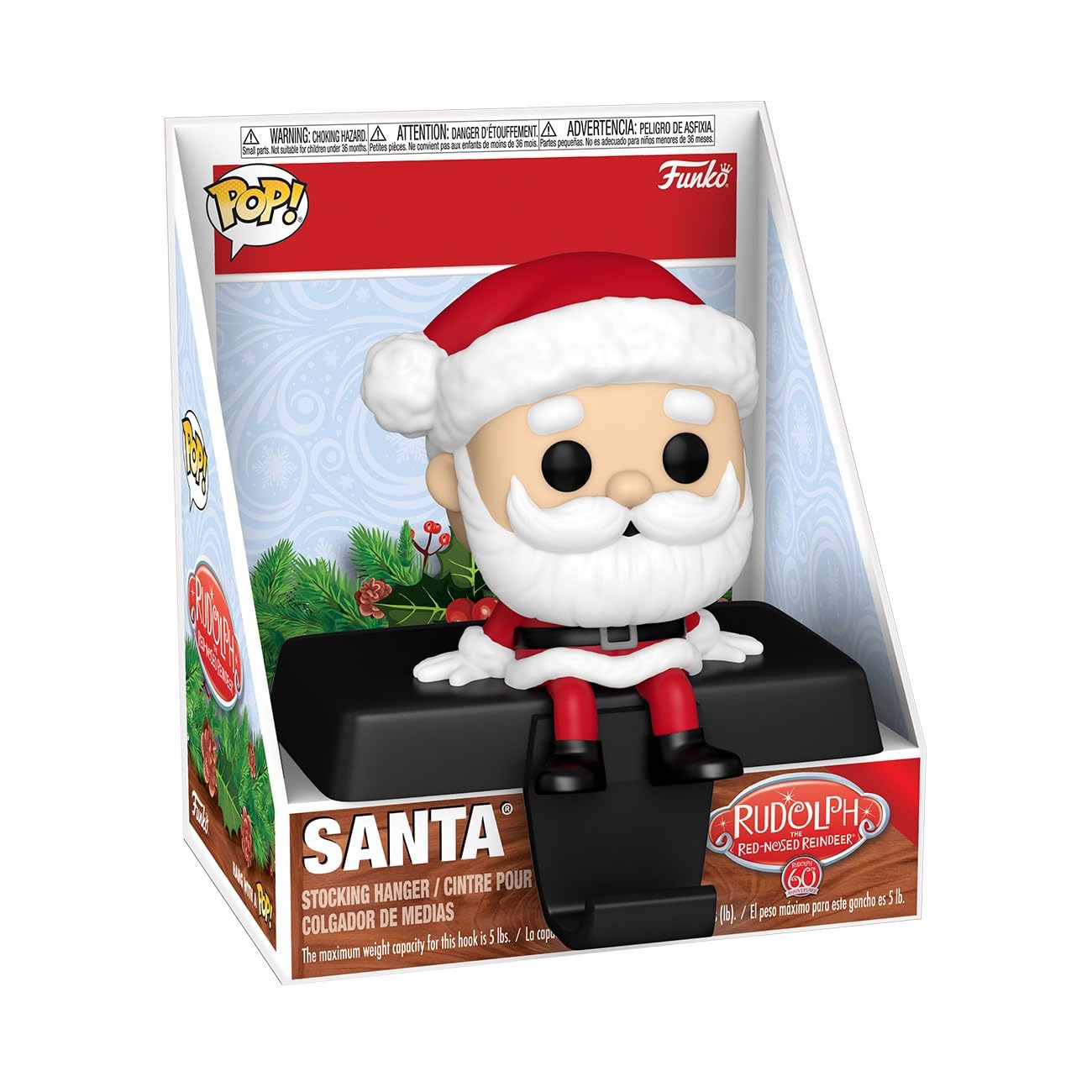 Funko POP! Edge-Sitter: Rudolph - Santa Claus