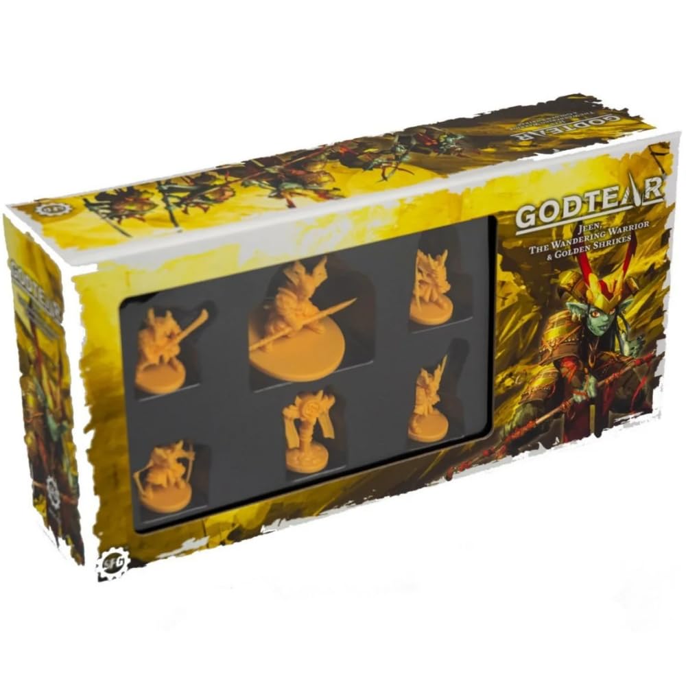 Steamforged Games: Godtear The Board Game Bundle (Shayle, Luella, Jeen, and Kailinn Expansion - 4 Items)