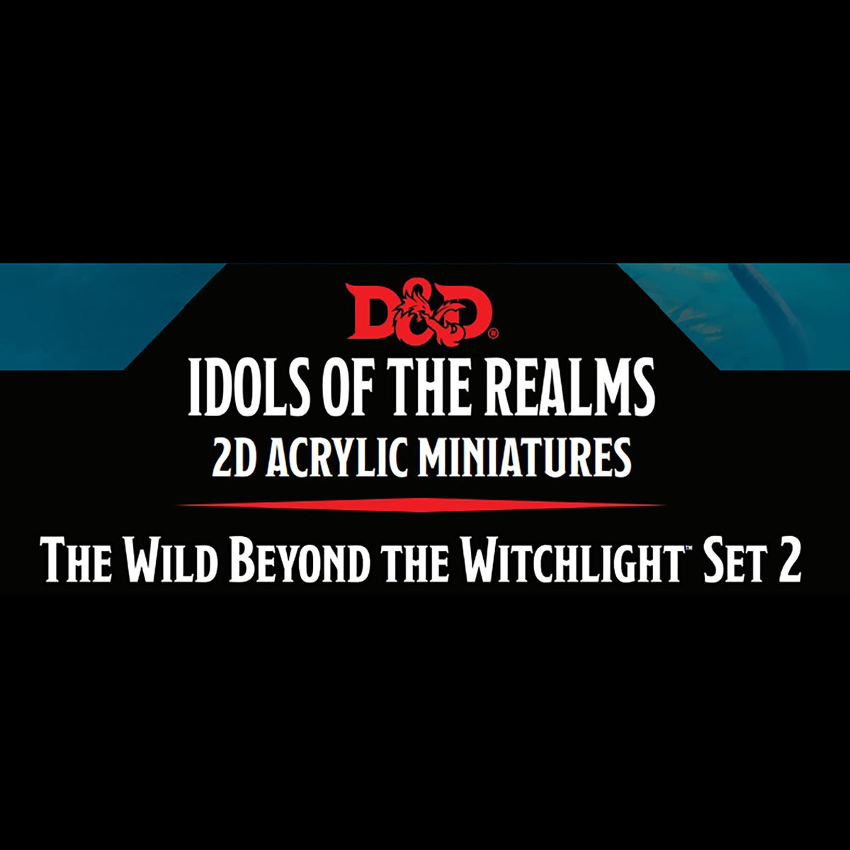 WizKids D&D Idols of The Realms: The Wild Beyond The Witchlight : 2D Set 2 - 20pc Dungeons & Dragons 2D Acrylic Miniatures - RPG