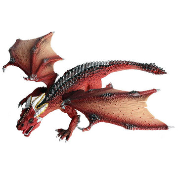 FLORMOON Animal Figures Realistic Dragon Plastic Early Educational Toys Cupcake Topper Party Gift for Kids 2+ Year Old