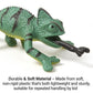 HAPTEGEL E 8PCS Plastic Lizards for Kids, Realistic Reptile Figurines, Hand-Painted Small Animal Toys for Birthday Party Favors, Goodie Bags, Cake