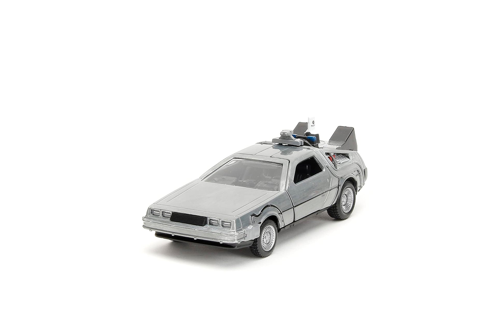 Jada Back to The Future 1:32 Time Machine 3-Pack Die-Cast Cars, Toys for Kids and Adults