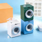 1:12 Scale Dollhouse Miniature Washing Machine, Real Rotating Drum, Openable Lid & Drain Pipe, Mini Home Appliance Model for Dollhouse Decor & Micro