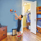 ArtCreativity Mini Basketball Game (12 Sets) Each Set Includes 1 Mini Ball, 1 Back Board Net, & Mounting Tape, Indoor Basketball Hoop for Kids