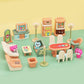 BananMelonBM 50 Pack Kids Little Dollhouse Furniture Set Toys House Big Dreams for Baby Children Girls Boys Age 3+,Miniature Accessories Educational