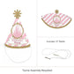 Big Dot of Happiness Little Princess Crown - Mini Cone Pink and Gold Baby Shower or Birthday Party Hats - Small Little Party Hats - Set of 8
