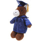Plushland Horse Plush Stuffed Animal Toys Present Gifts for Graduation Day, Personalized Text, Name or Your School Logo on Gown, Best for Any Grad