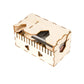 The Broken Token Game Organizer Compatible with Jaws of the Lion - Wooden Game Organizing Box with Multiple Trays