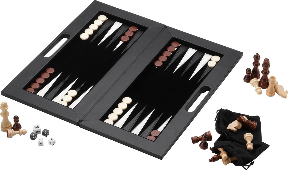 Mainstreet Classics 3-in-1 Leatherette Game Set