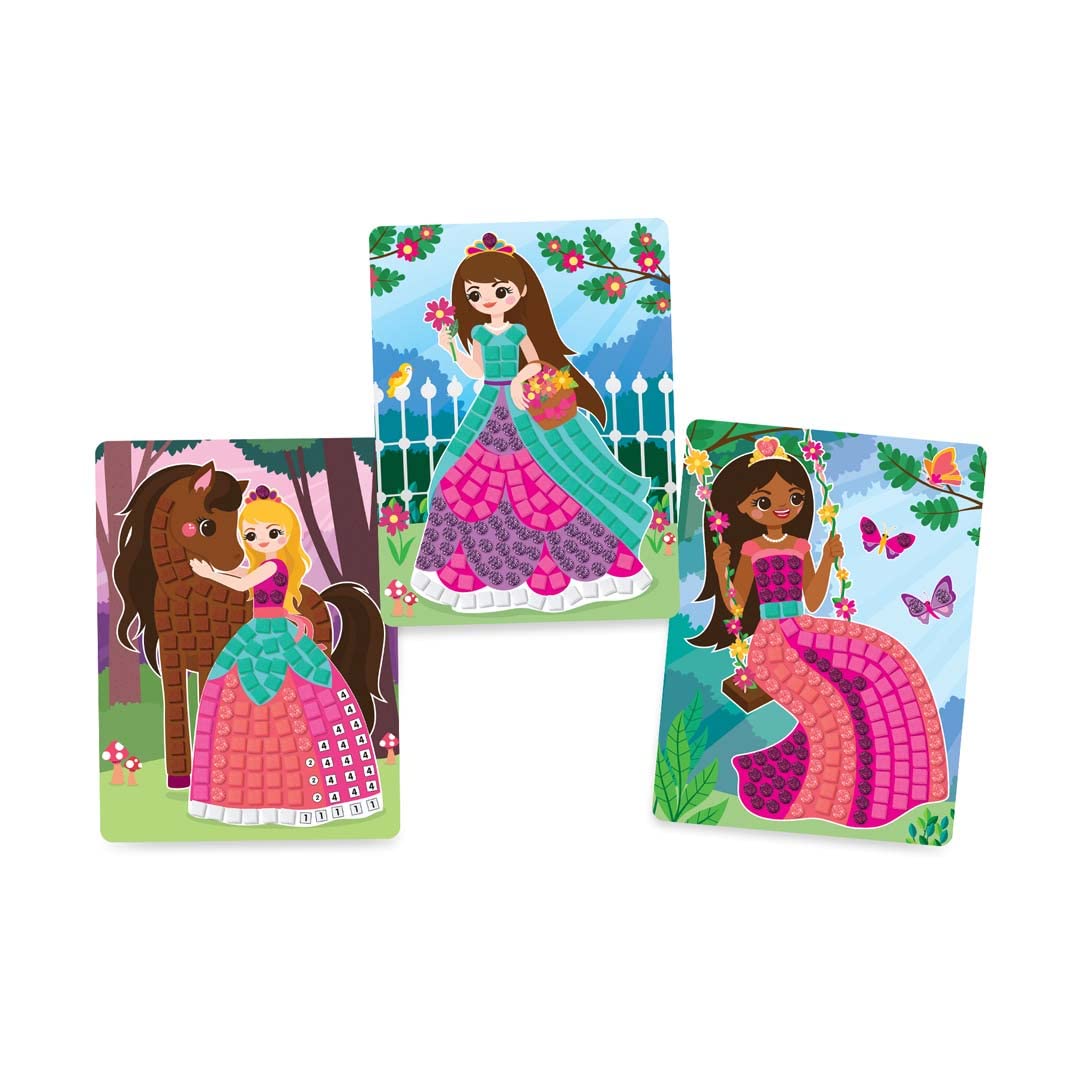 Orb 51020 Sticky Mosaics Travel Pack Princesses, Multi