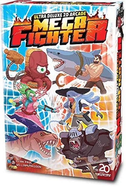 WizKids Ultra Deluxe 2D Arcade Mega Fighter Blue