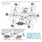 Jili Online RC Remote Control Car Parts Suspension Arms Rear Front for RC 1/10 Scale Redcat Hsp 94105/94106/94107