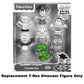 Fisher-Price Replacement Part Little People Toy Story 4 7 Friends Figure Pack GFD12 - Replacement T-Rex Dinosaur Figure