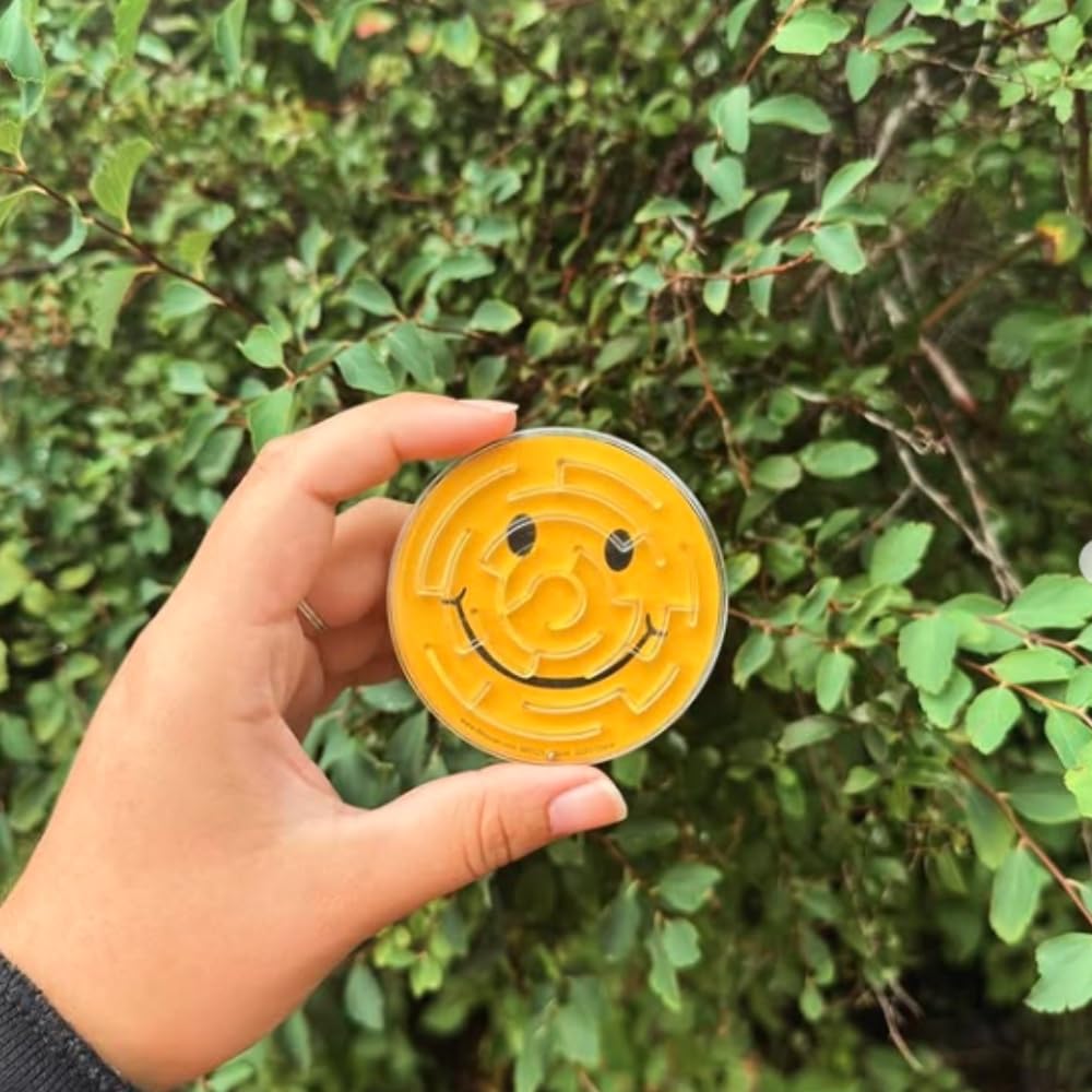 Smile Maze Puzzle Value Pack - 2.75"(Pack of 12) - Engaging Yellow Plastic Favors - Perfect for Parties, Gifts & FunBrain Boosting Challenges
