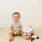 Baby Christmas Toy - My First Christmas Baby - Xmas Gift - 5-Piece Set with Rattle, Squeaker and Crinkle Plush Toys, Sensory Toy for Babies, Toddlers