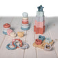 Mary Meyer Baby and Toddler Toys Simply Silicone Stacking Cups for 6+ Months Old Preschool Gifts, 9-Inches, Stars