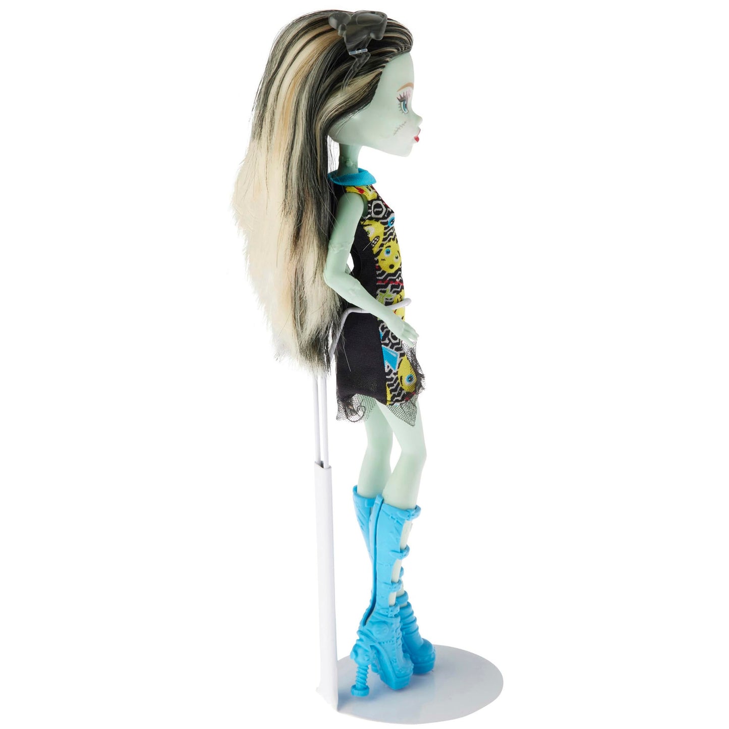 Plymor DSP-5125W White Adjustable Doll Stand, fits 10, 11, and 12 inch Slim Waist Dolls, Waist is 1.125" - 1.5" wide, 3.25" - 4" around