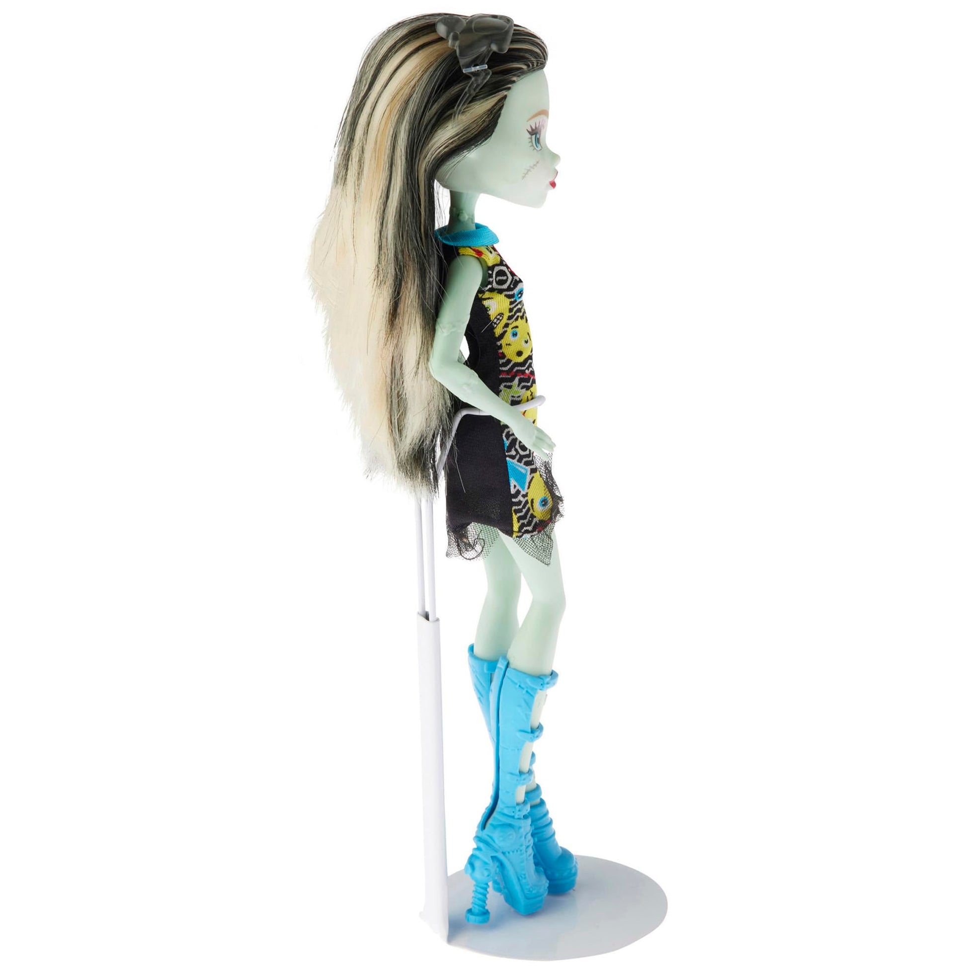 Plymor DSP-5125W White Adjustable Doll Stand, fits 10, 11, and 12 inch Slim Waist Dolls, Waist is 1.125" - 1.5" wide, 3.25" - 4" around