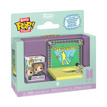 Funko Pop! Bitty Stages: BTS - Dynamite - V - Collectable Vinyl Figure - Gift Idea - Official Merchandise - Toys for Kids & Adults - Kpop Fans