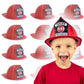 Better Choice Costumes, LLC NOT PLASTIC, Molded Paper Children's Firefighter Hat, Party Supply, Fire Hat Costume Accessory (12)