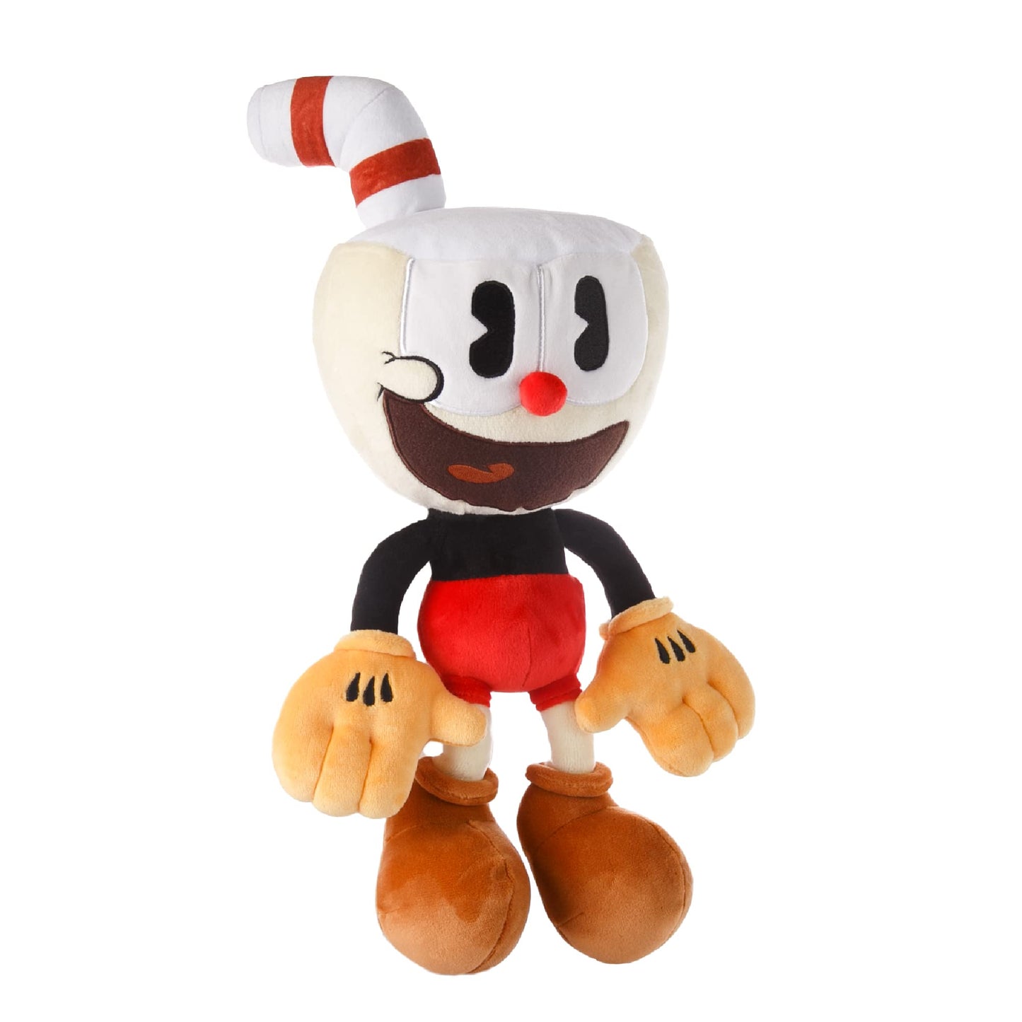 Cuphead Plush Toy 15 Inches - Plush Toy -Super Soft and Huggable Stuffed Doll of The Cuphead Show! Character for Kids and Fans of All Ages - Perfect