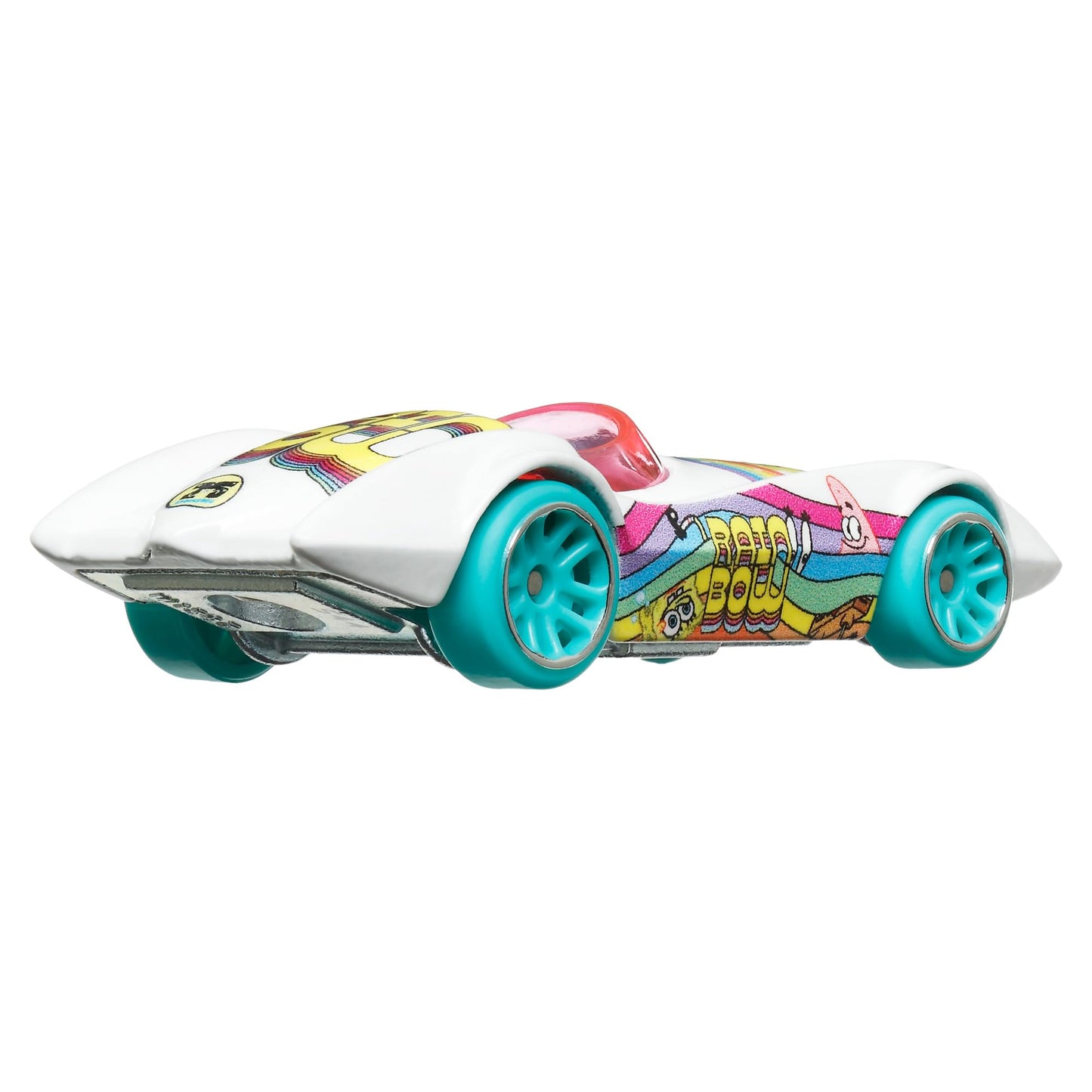 Hot Wheels SpongeBob SquarePants Car, 1:64 Scale, Yellow, Cartoon, Unisex, Kids (3+)