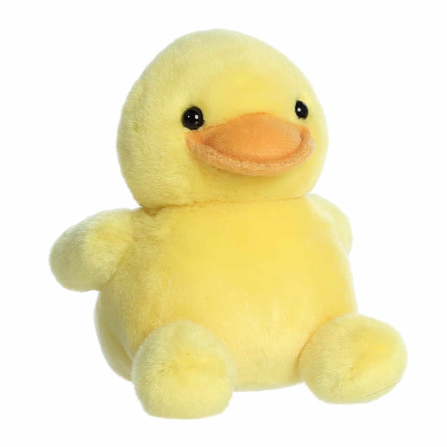 Aurora® Adorable Palm Pals™ Tubby Rubber Ducky™ Stuffed Animal - Fun Collectible Plush for Kids and Adult Collectors - Perfect for Decorating Rooms