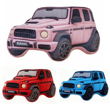 springcos Personalized Car Shaped Pillows SUV Custom Shaped Pillow Toddler Kids Bedroom Decor 2D Printed
