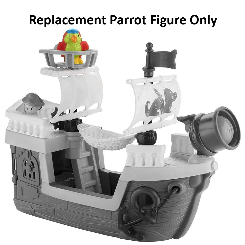 Fisher-Price Replacement Part Little People Pirate Ship Playset GPP74 - Replacement Parrot Figure